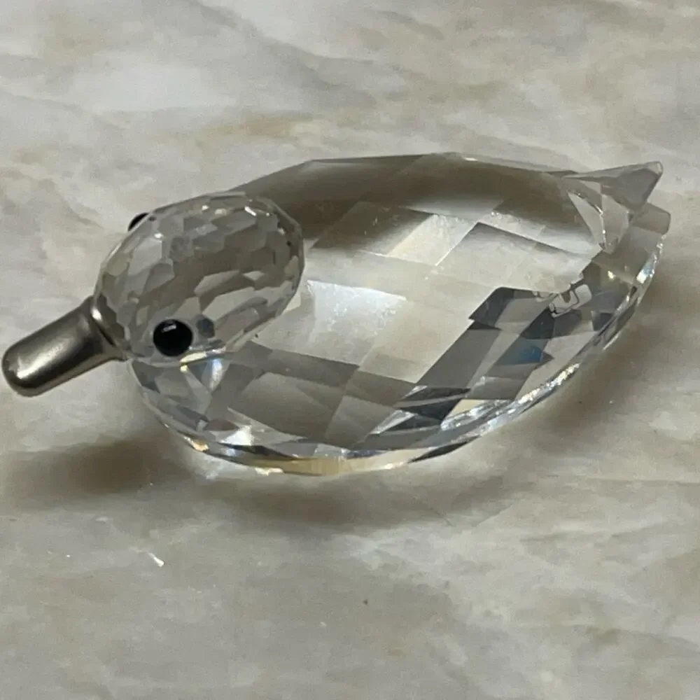 Swarovski crystal duck